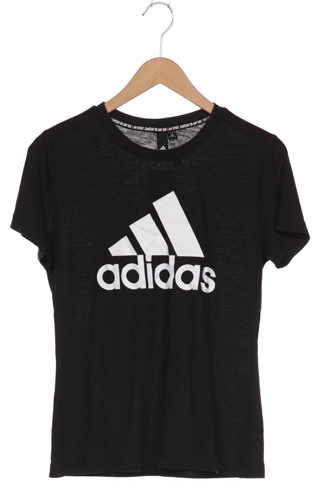 

adidas Damen T-Shirt, schwarz, Gr. 38