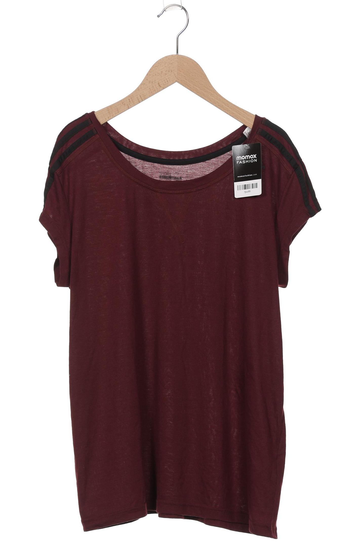 

adidas Damen T-Shirt, bordeaux, Gr. 42