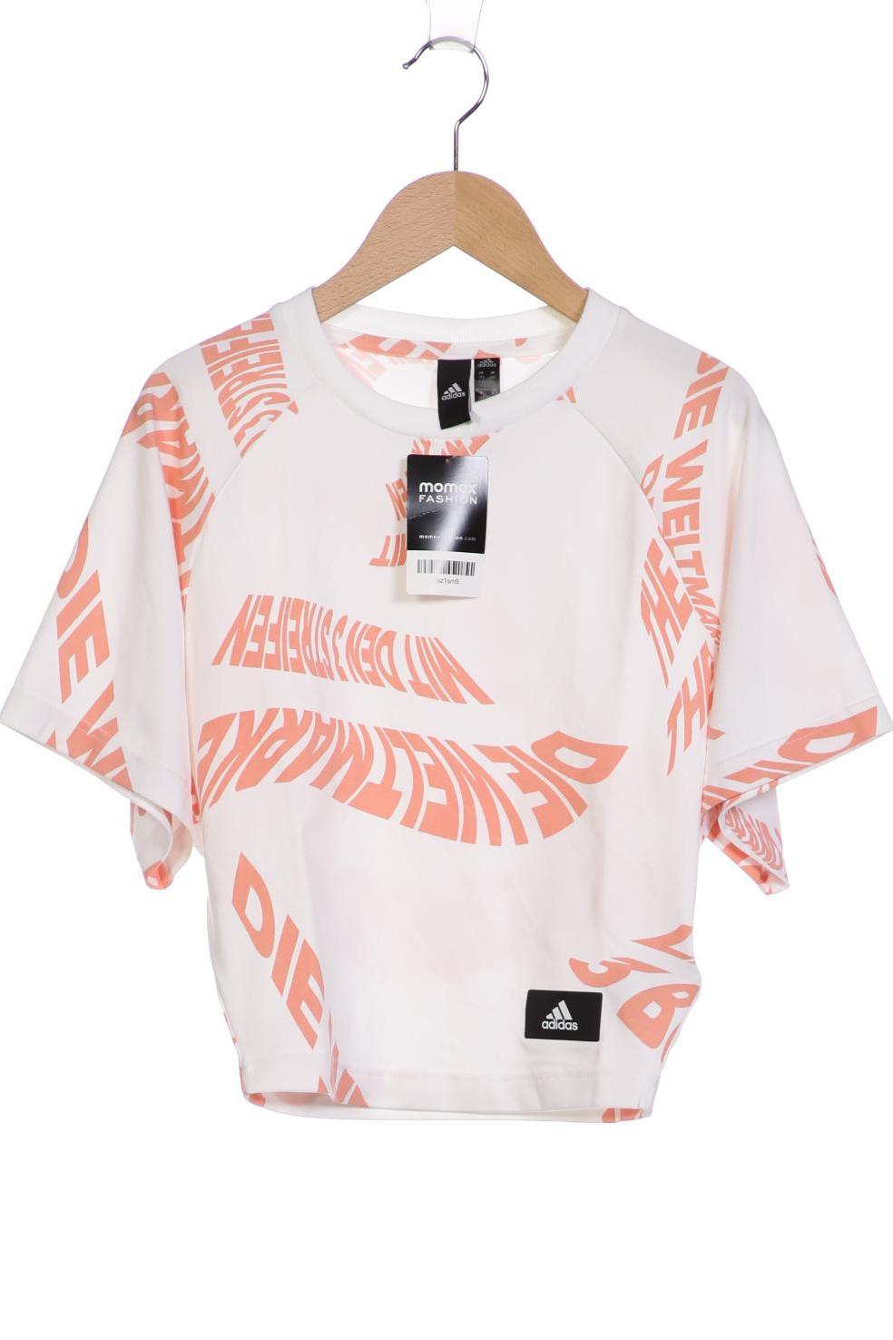 

adidas Damen T-Shirt, weiß, Gr. 32