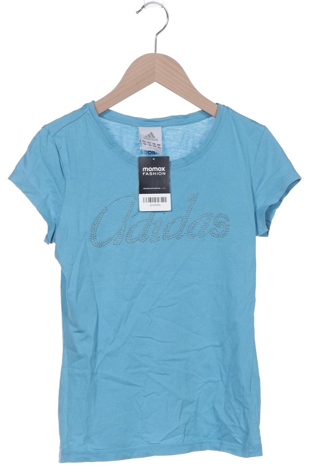 

adidas Damen T-Shirt, blau, Gr. 34