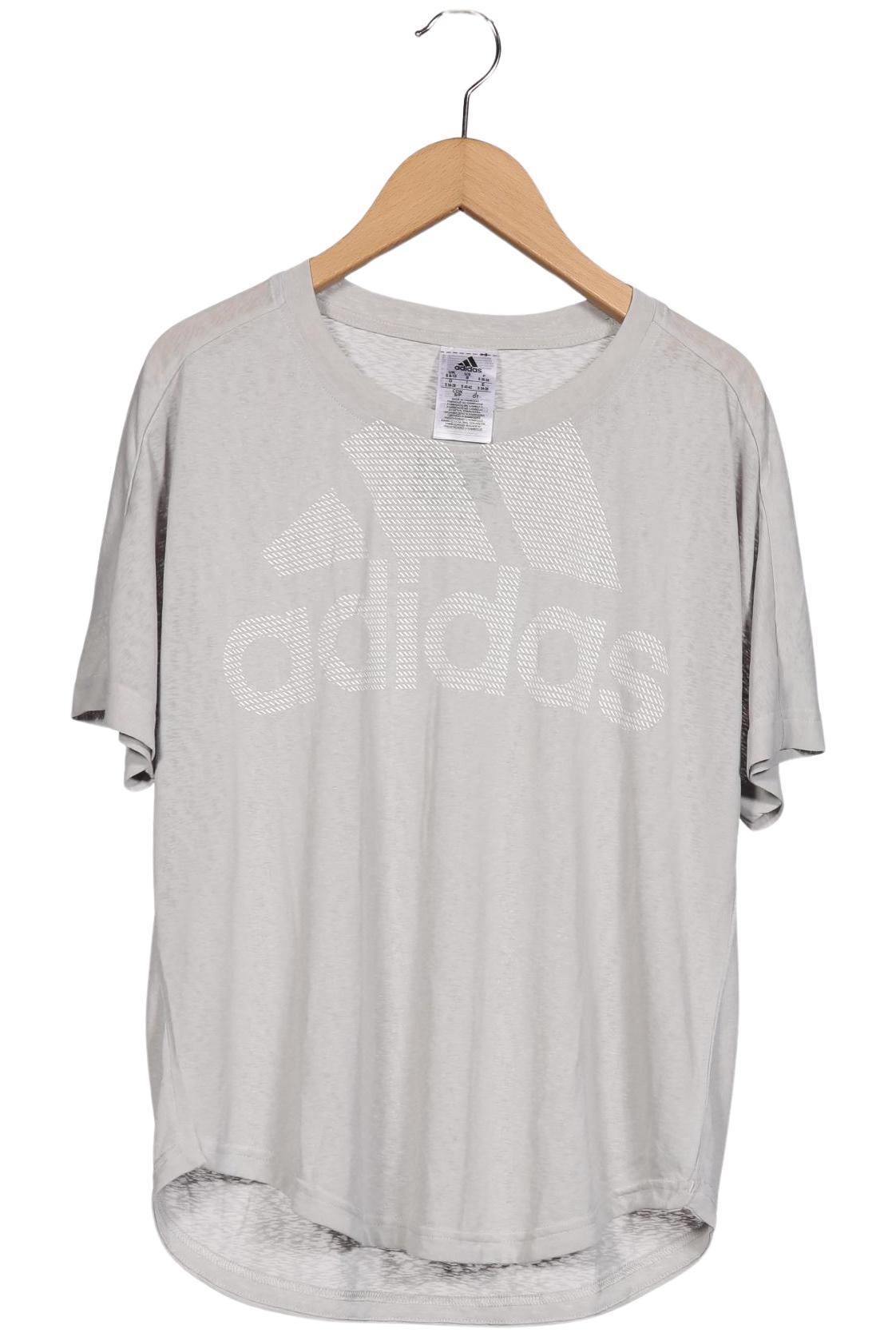 

adidas Damen T-Shirt, grau, Gr. 36
