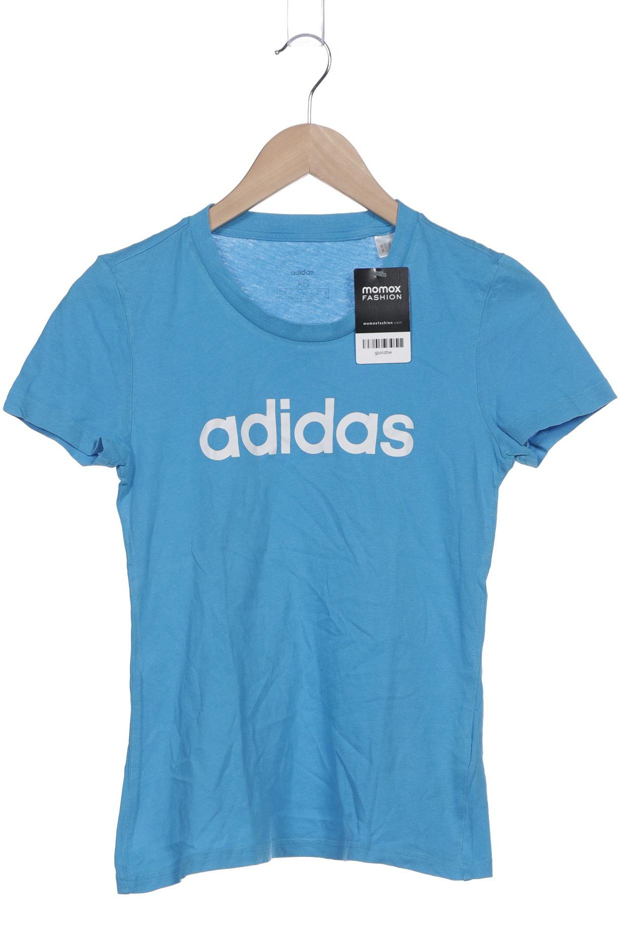 

adidas Damen T-Shirt, blau, Gr. 34