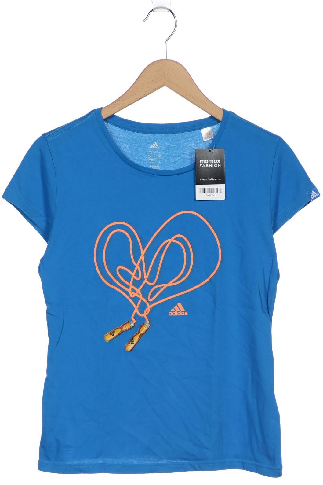 

adidas Damen T-Shirt, blau, Gr. 36