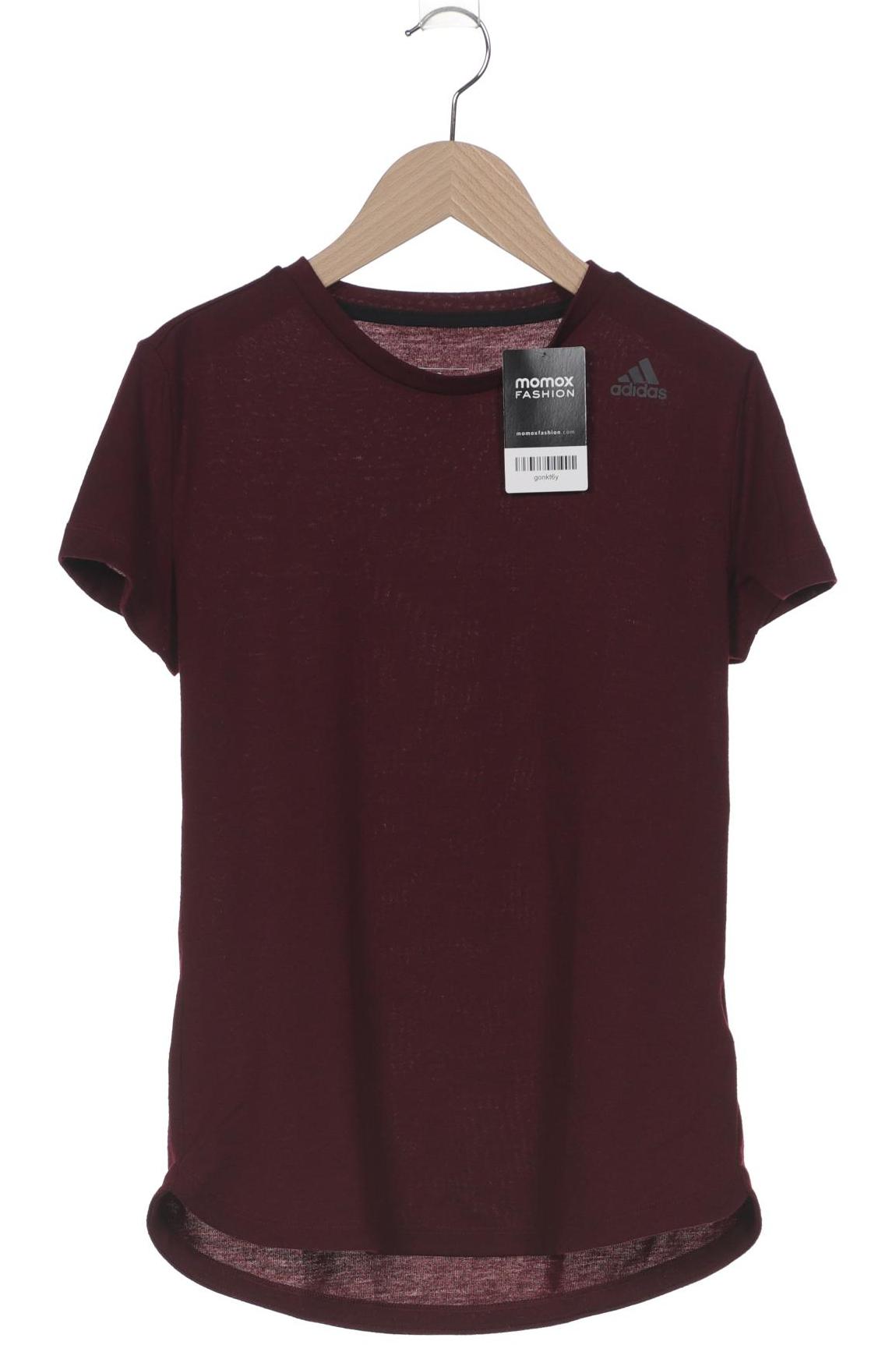 

adidas Damen T-Shirt, bordeaux, Gr. 36