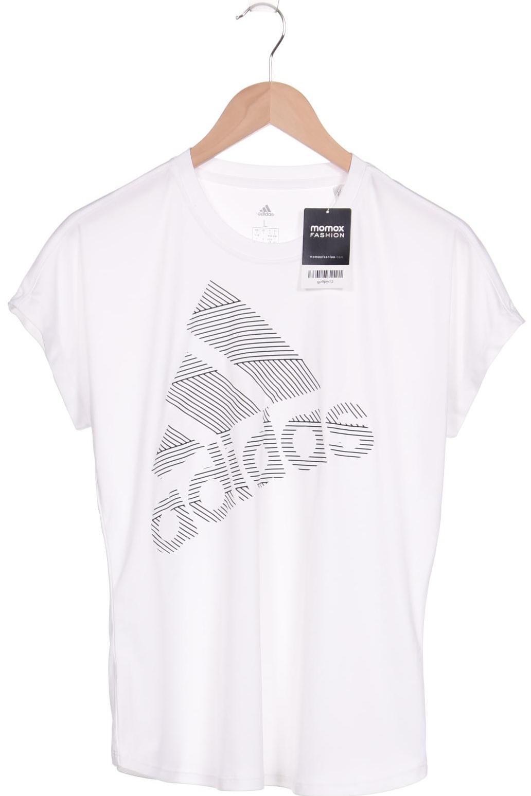

adidas Damen T-Shirt, weiß