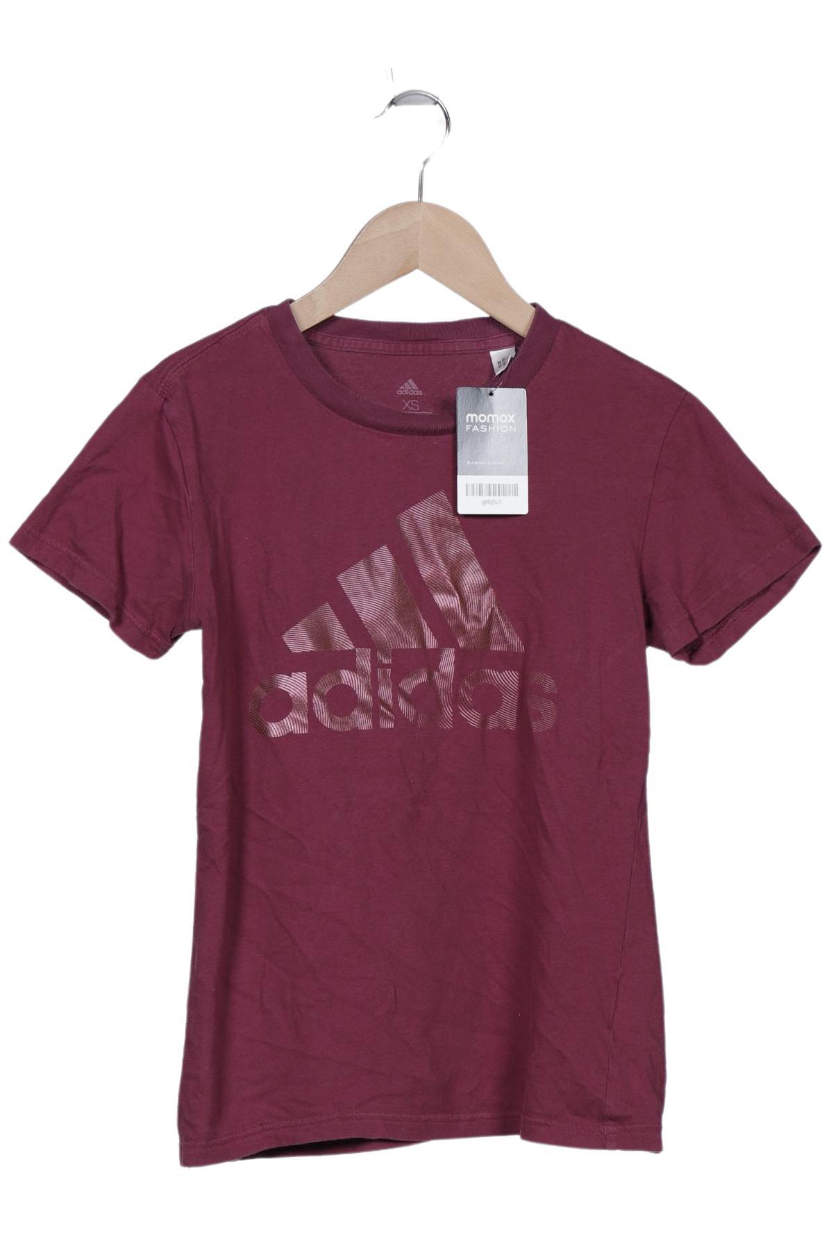 

adidas Damen T-Shirt, bordeaux, Gr. 34