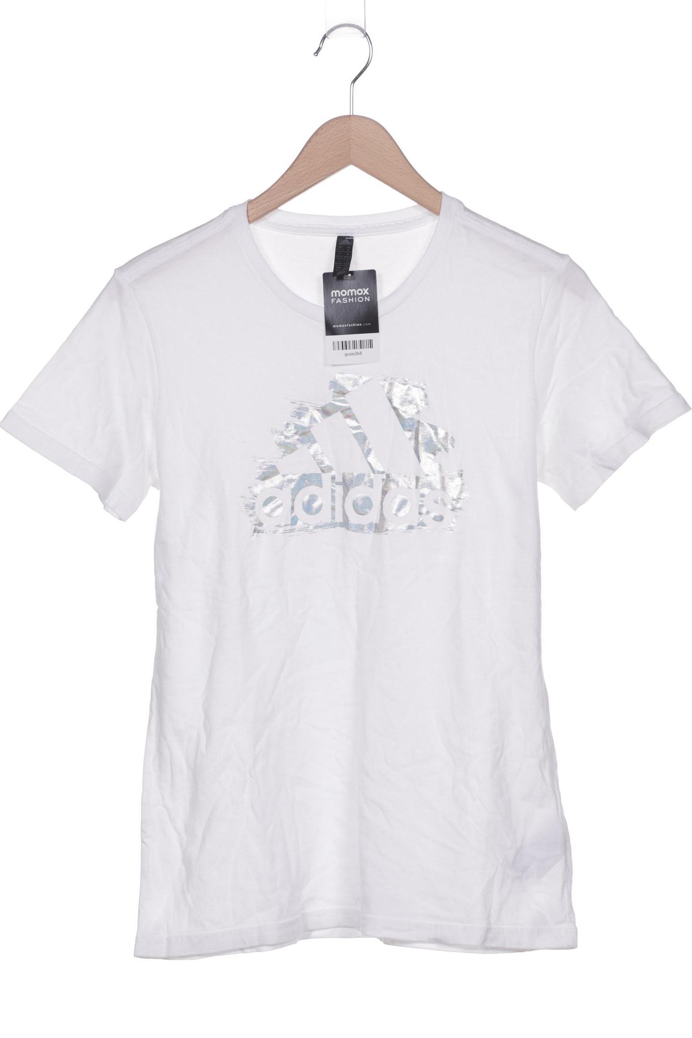 

adidas Damen T-Shirt, weiß, Gr. 38