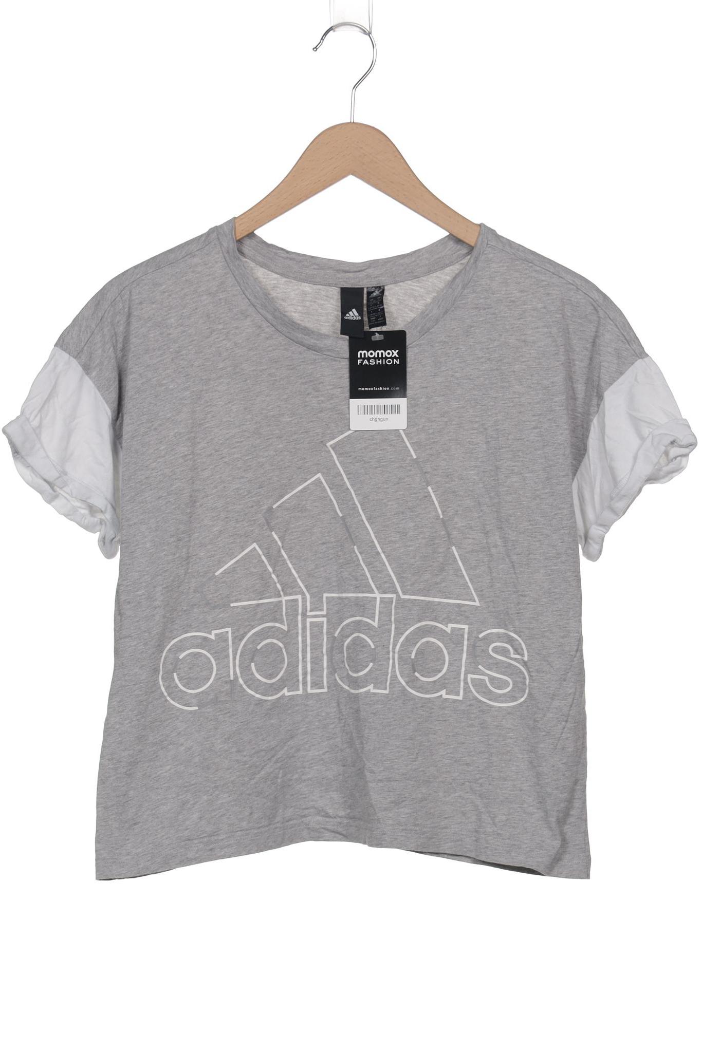 

adidas Damen T-Shirt, grau, Gr. 42
