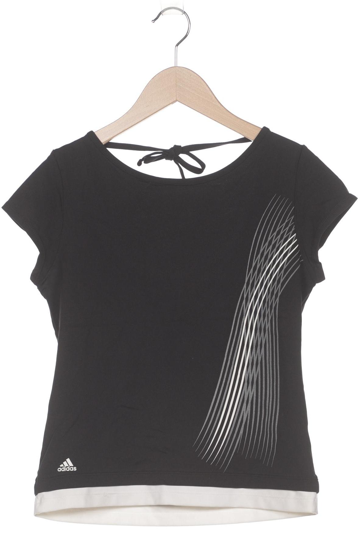 

adidas Damen T-Shirt, schwarz, Gr. 36