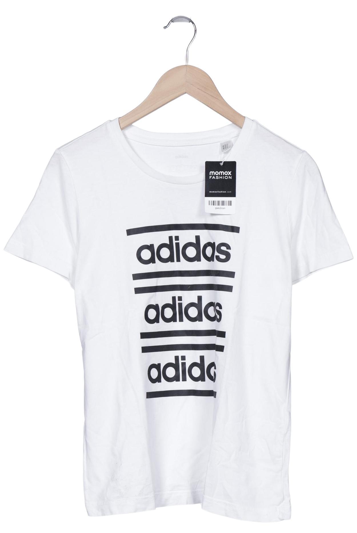 

adidas Damen T-Shirt, weiß, Gr. 42