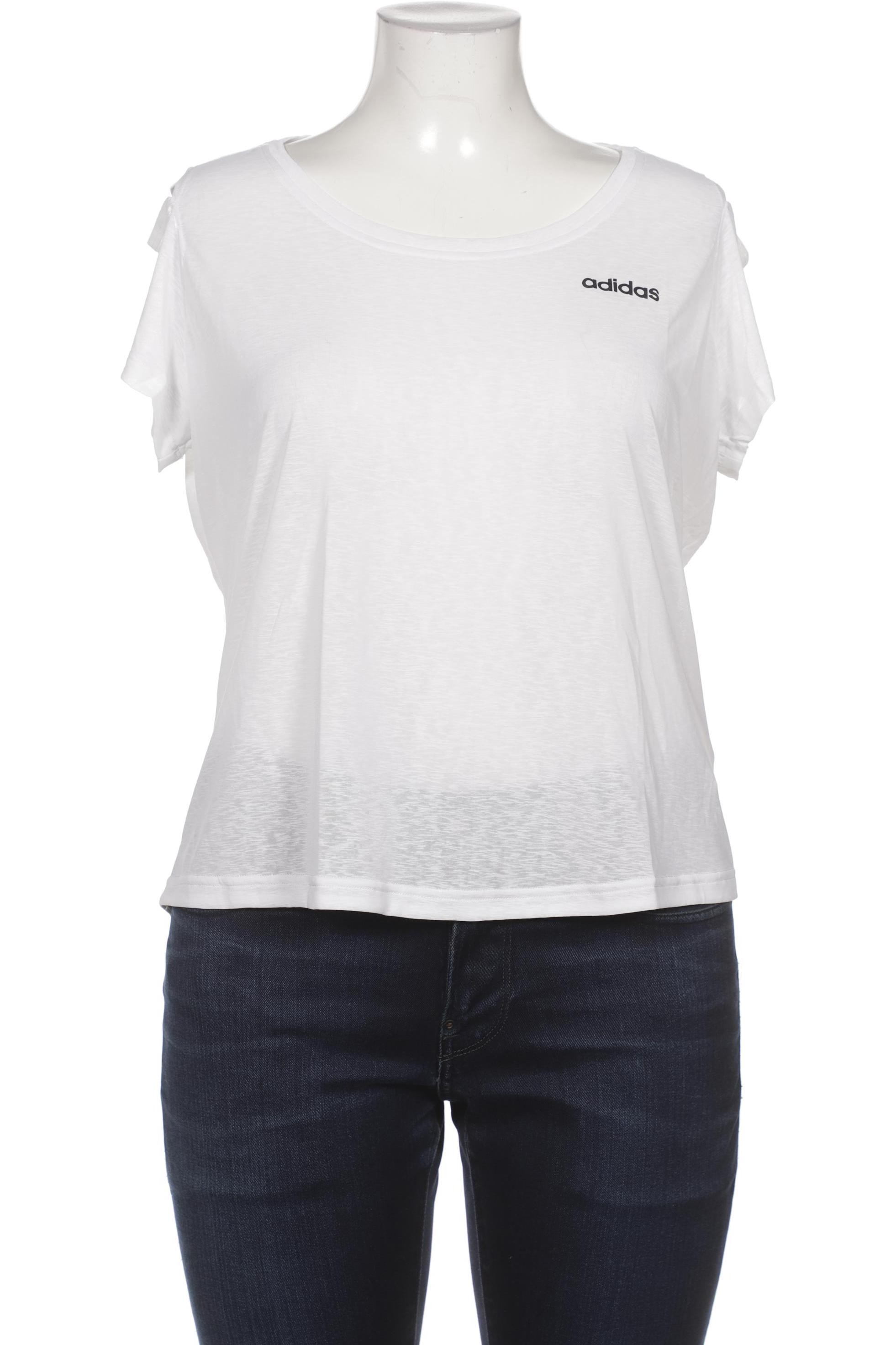 

adidas Damen T-Shirt, weiß