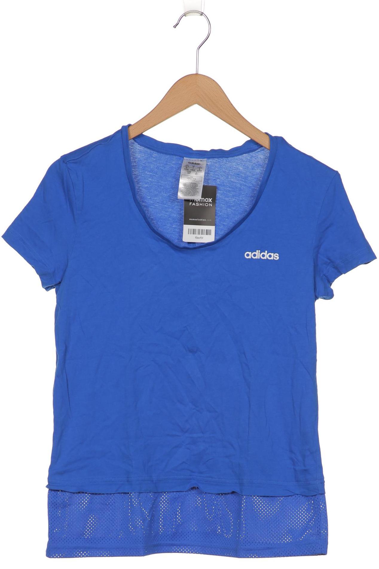 

adidas Damen T-Shirt, blau, Gr. 34