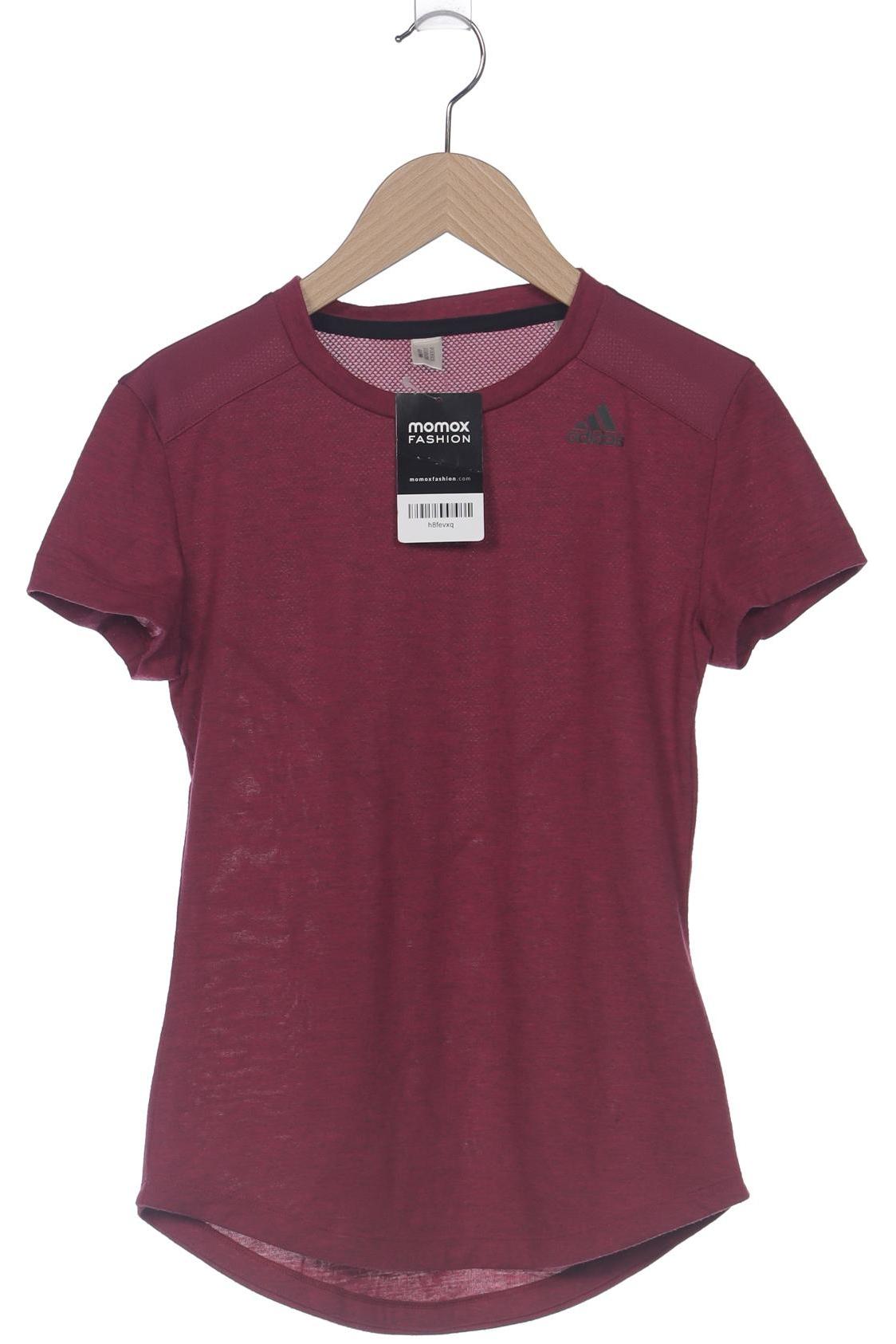 

adidas Damen T-Shirt, bordeaux, Gr. 34