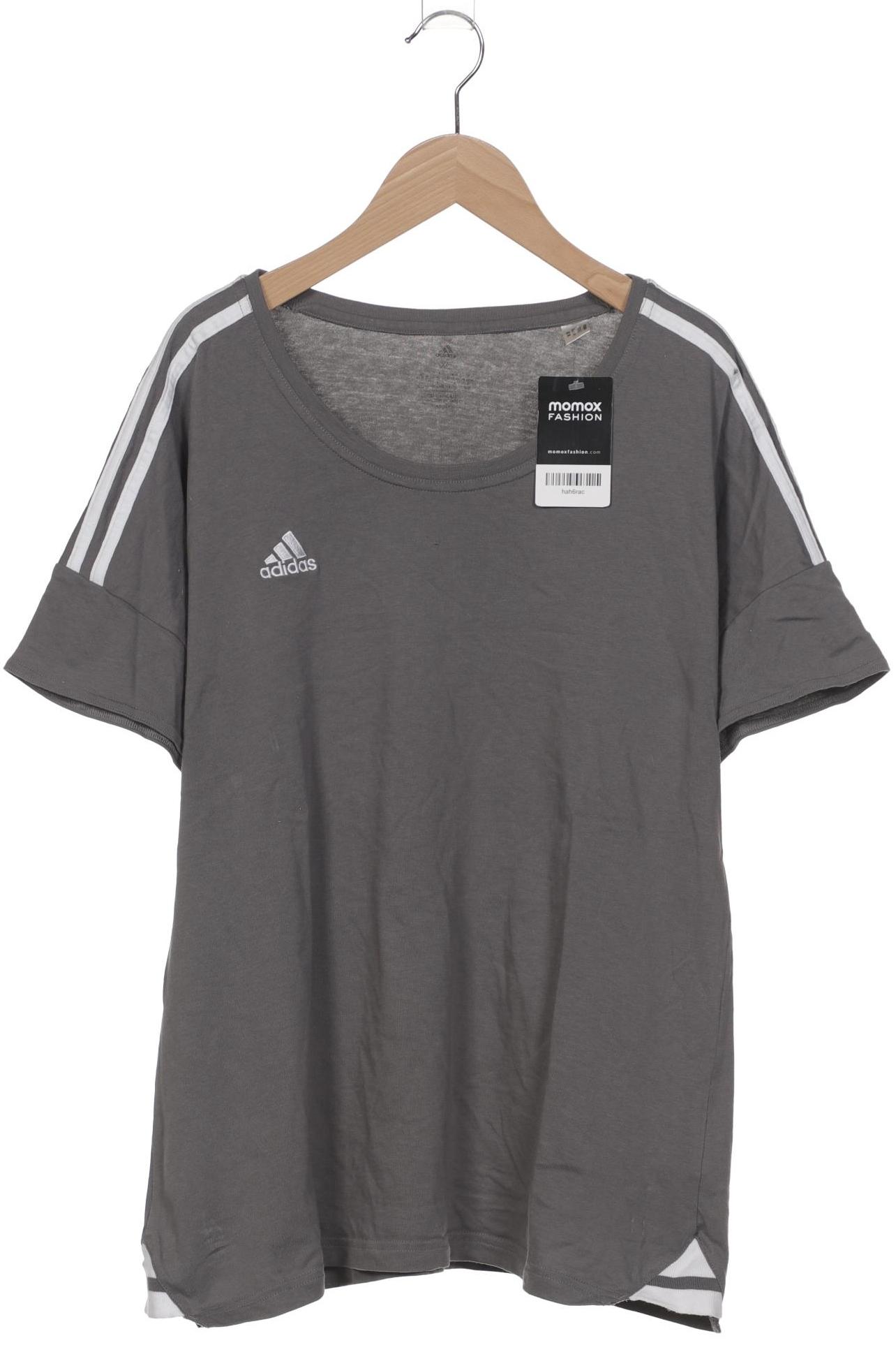 

adidas Damen T-Shirt, grau, Gr. 46