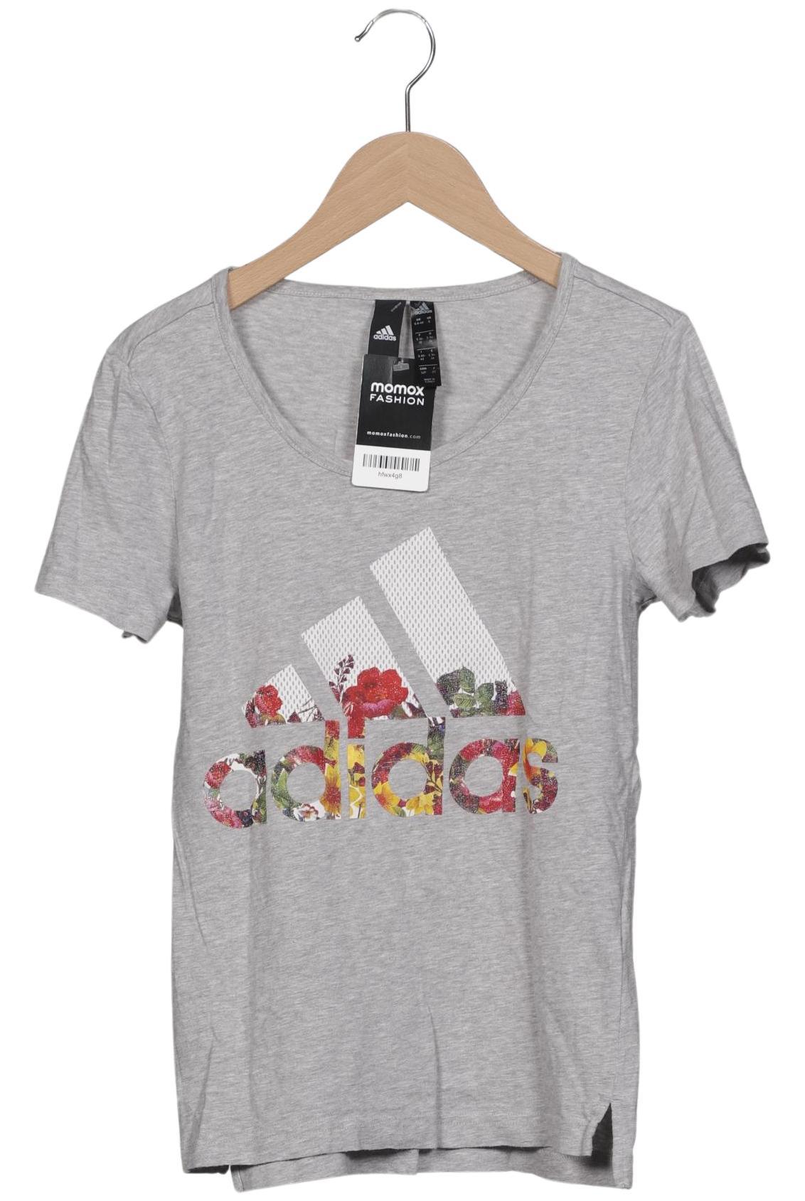 

adidas Damen T-Shirt, grau, Gr. 36