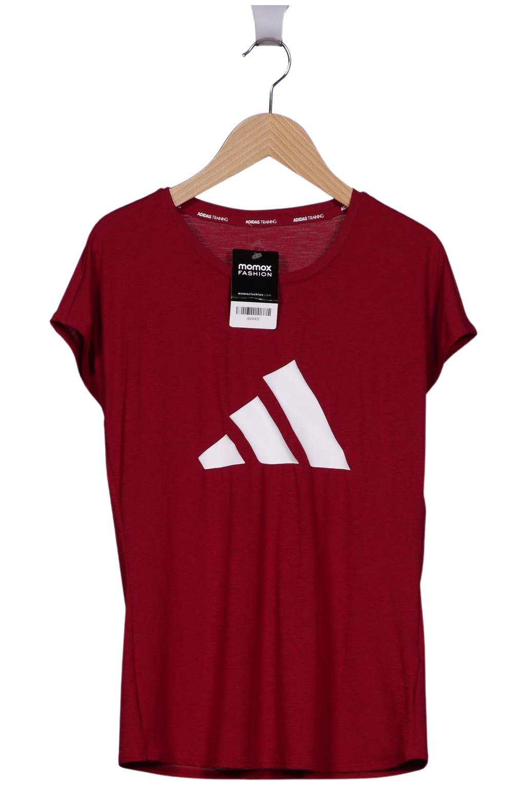 

adidas Damen T-Shirt, bordeaux, Gr. 34
