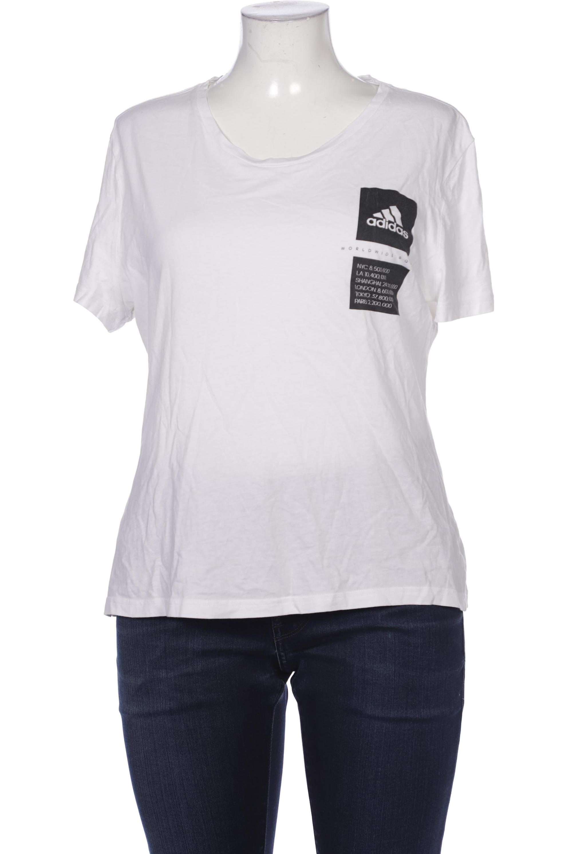 

adidas Damen T-Shirt, weiß, Gr. 44