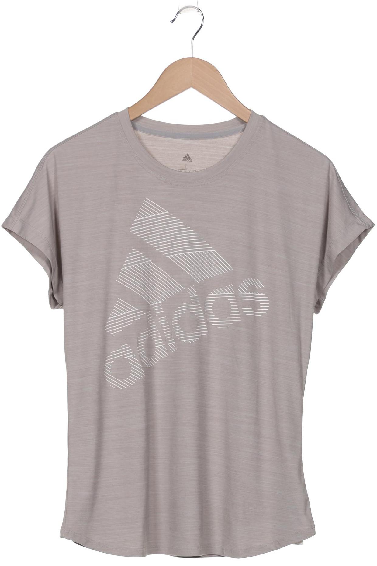 

adidas Damen T-Shirt, grau, Gr. 42