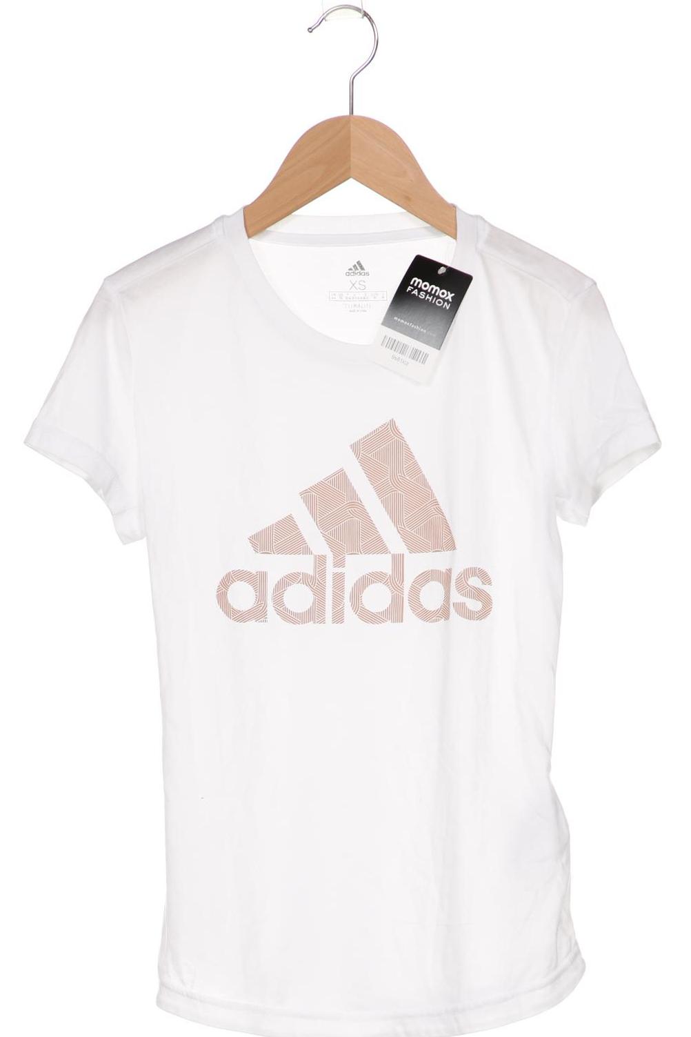

adidas Damen T-Shirt, weiß, Gr. 34