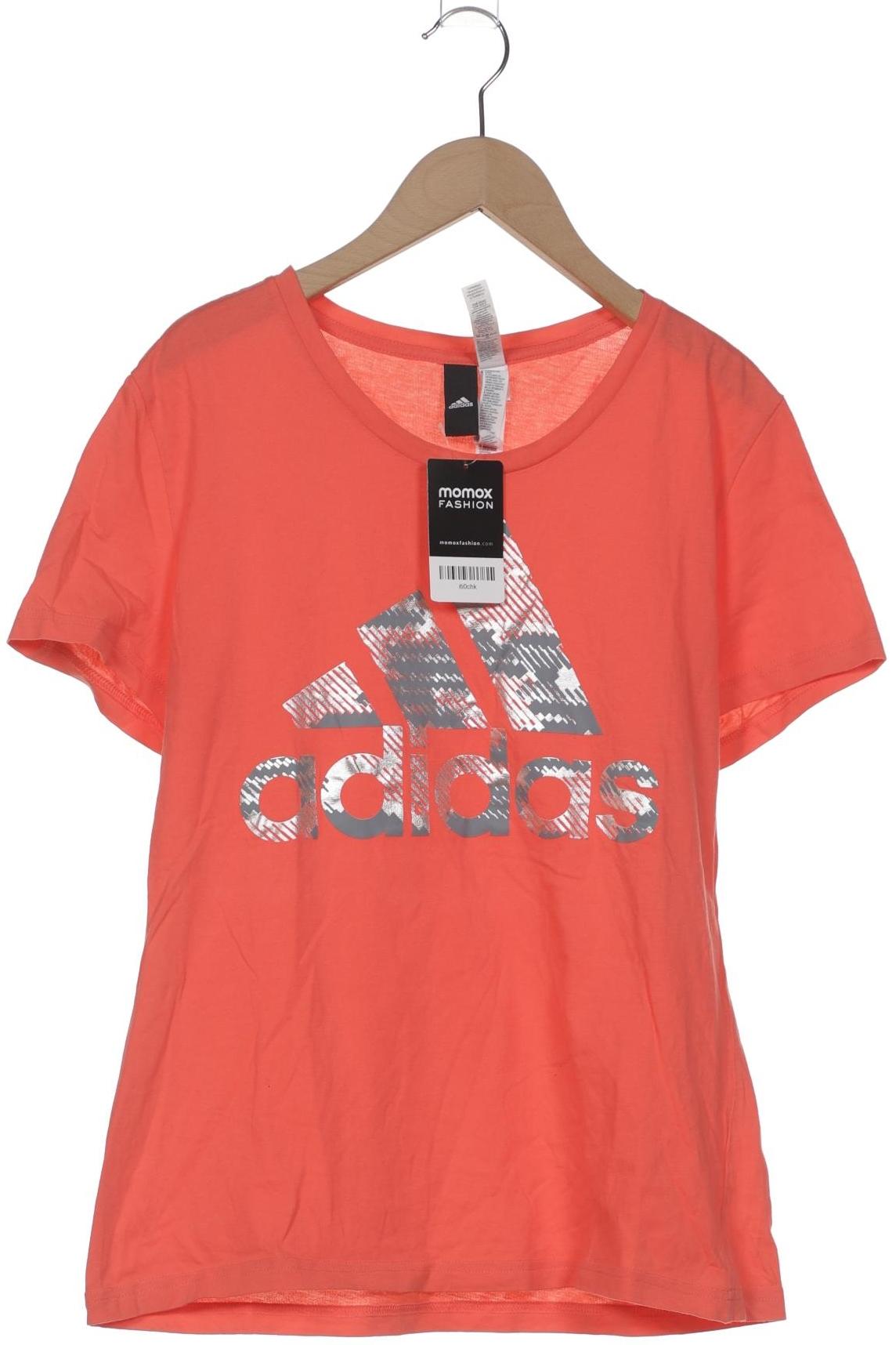 

adidas Damen T-Shirt, orange, Gr. 42