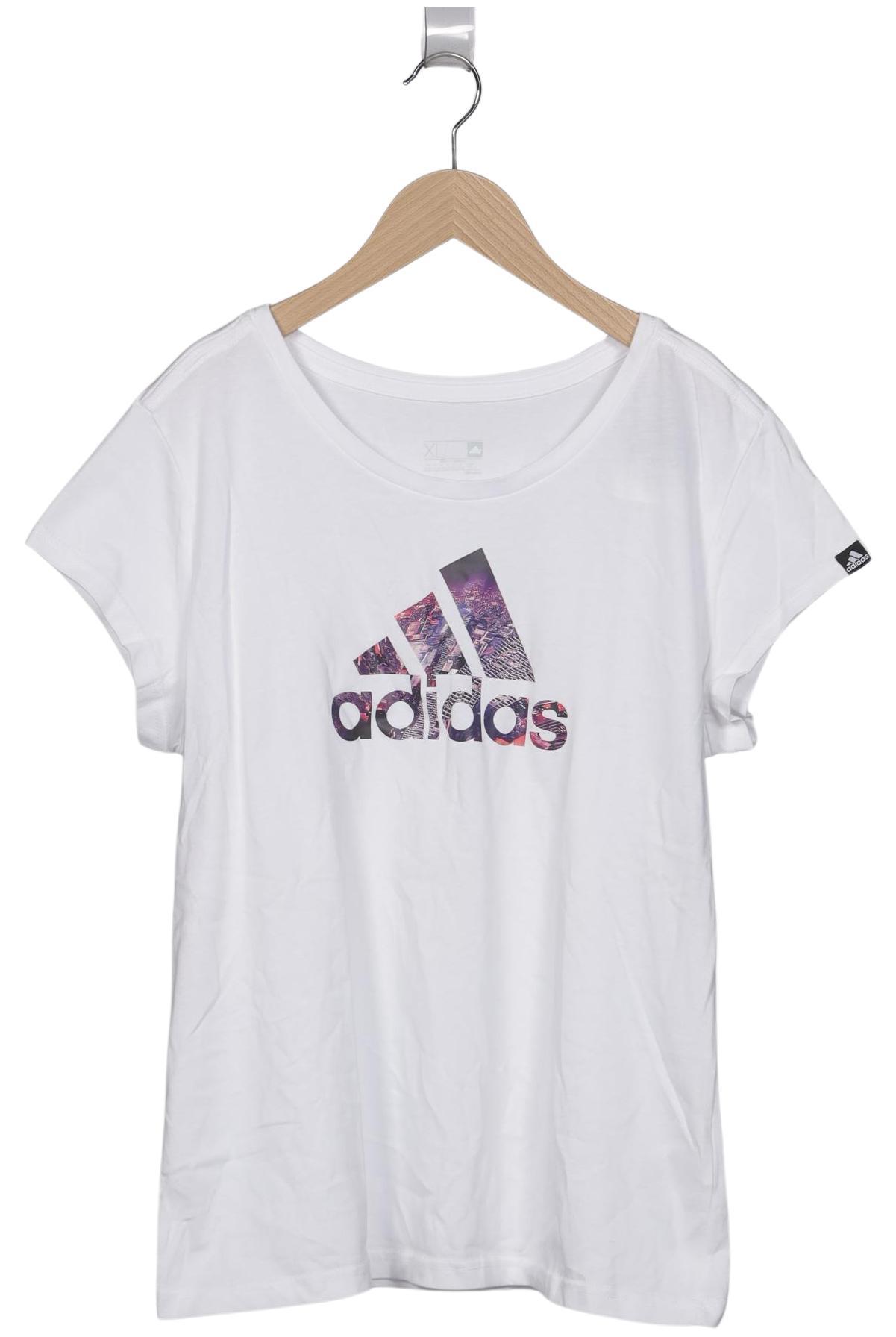 

adidas Damen T-Shirt, weiß, Gr. 44
