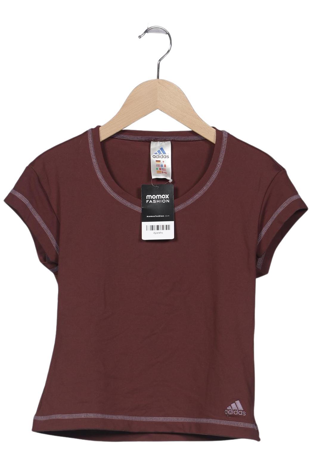 

adidas Damen T-Shirt, braun, Gr. 36