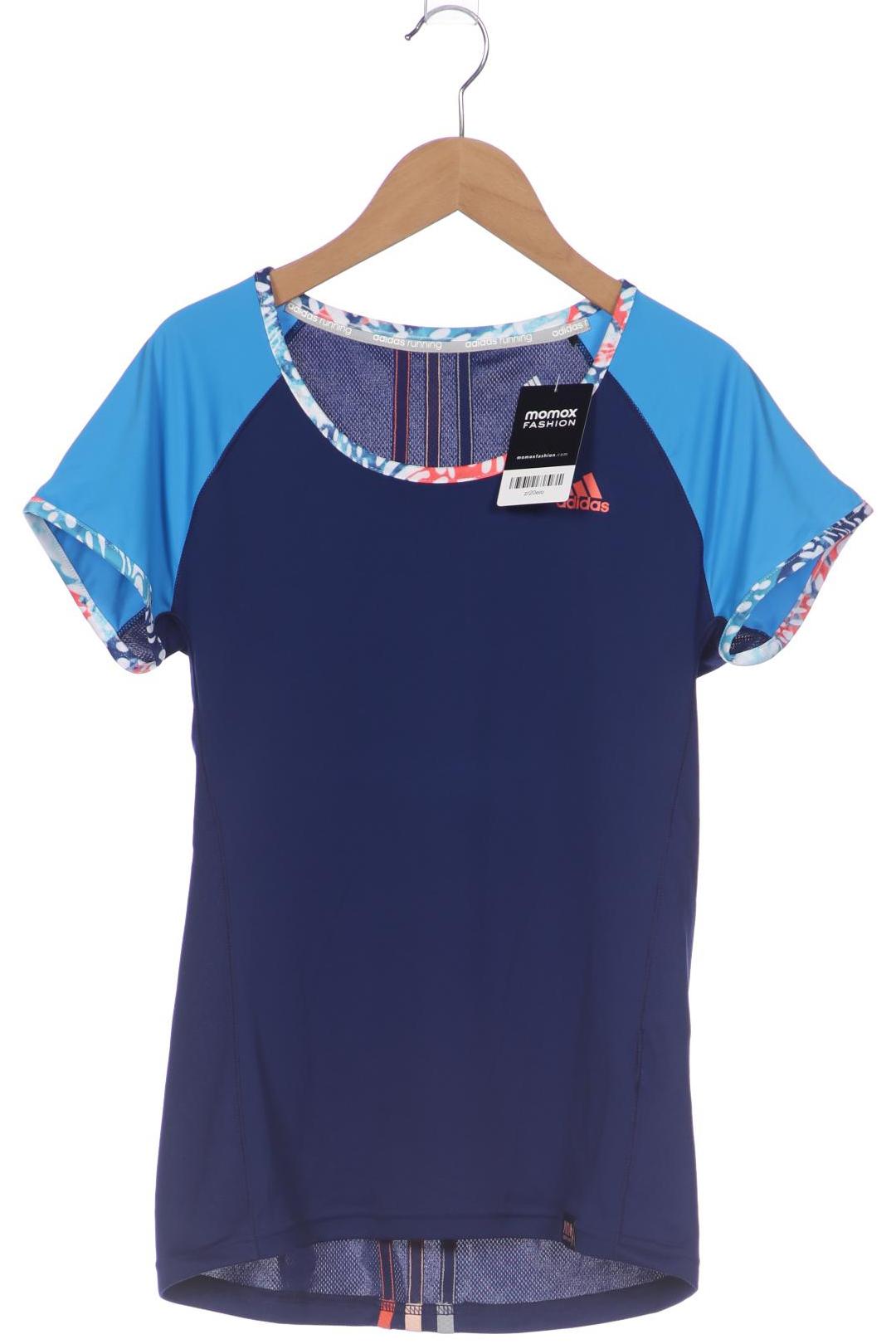 

adidas Damen T-Shirt, blau, Gr. 36