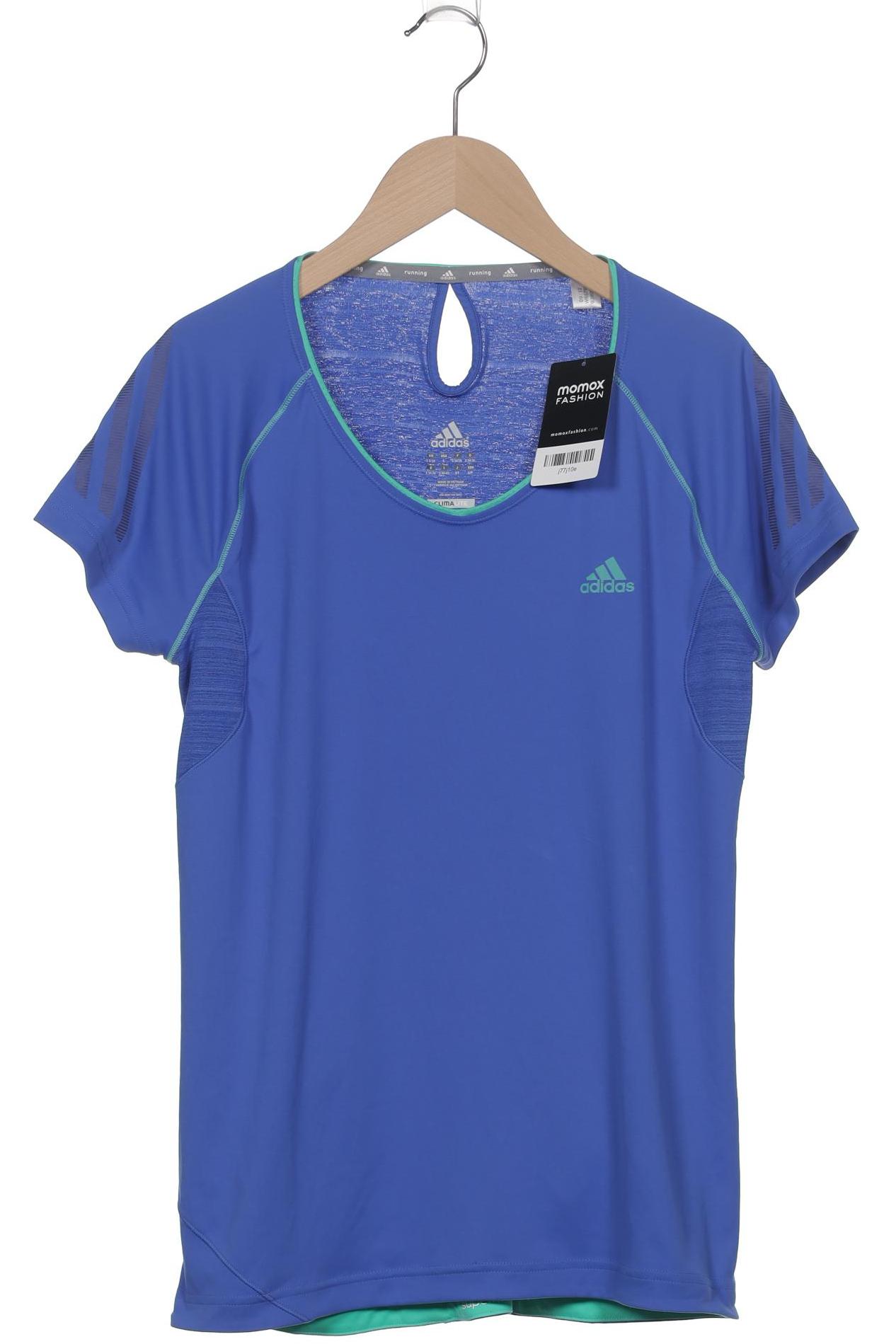 

adidas Damen T-Shirt, blau, Gr. 36