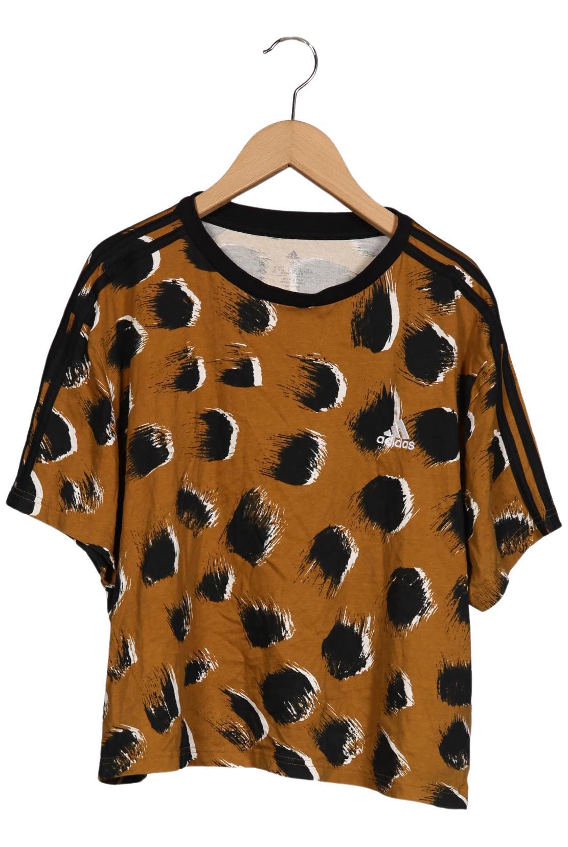 

adidas Damen T-Shirt, braun, Gr. 44