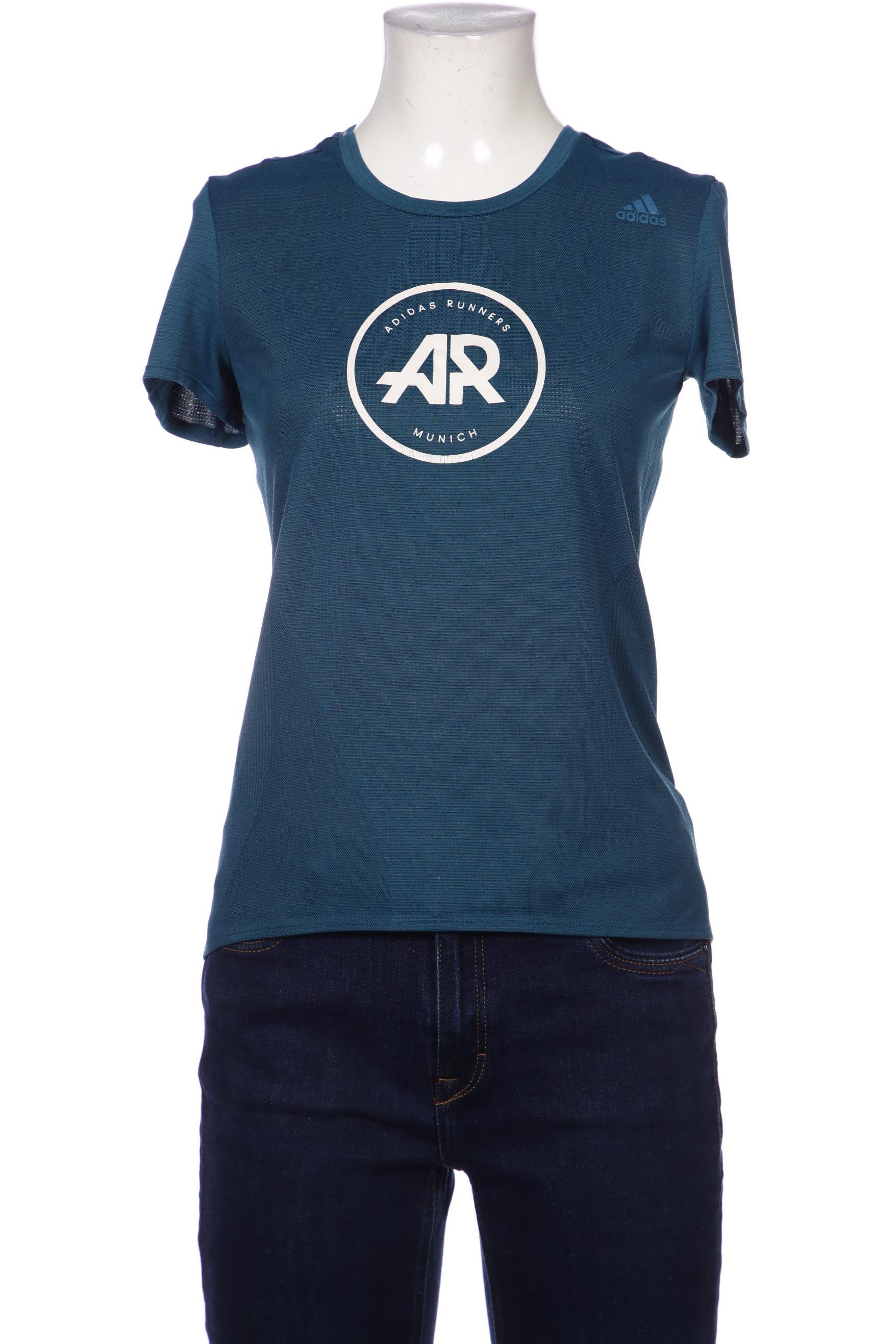 

adidas Damen T-Shirt, türkis, Gr. 34
