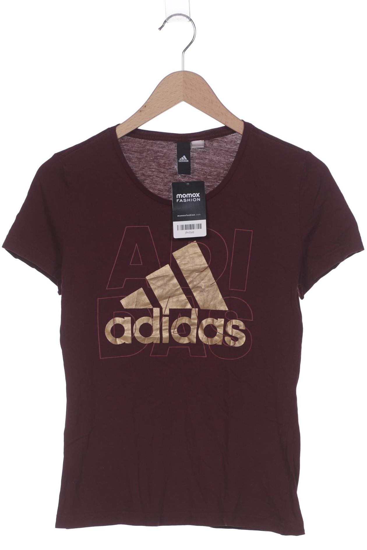 

adidas Damen T-Shirt, bordeaux, Gr. 34