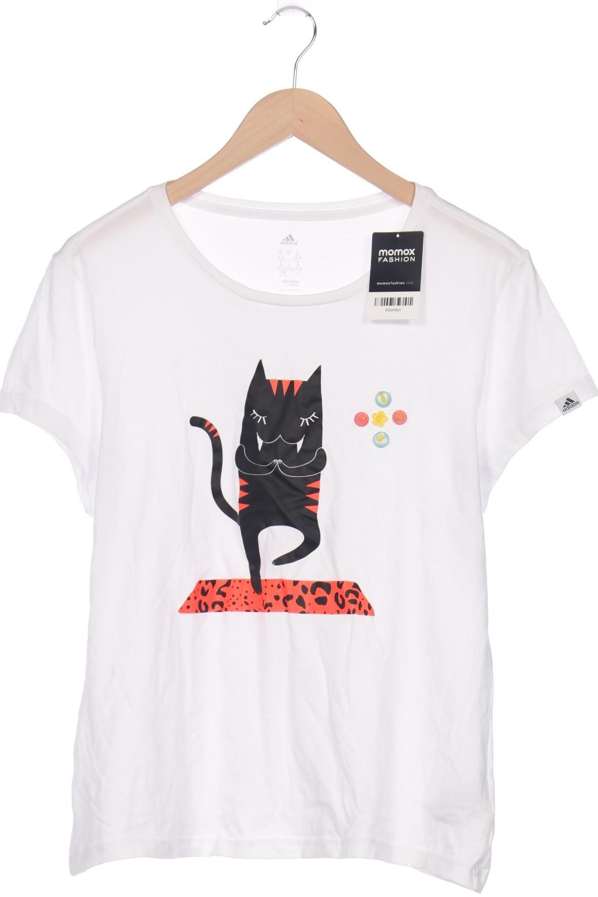 

adidas Damen T-Shirt, weiß, Gr. 44