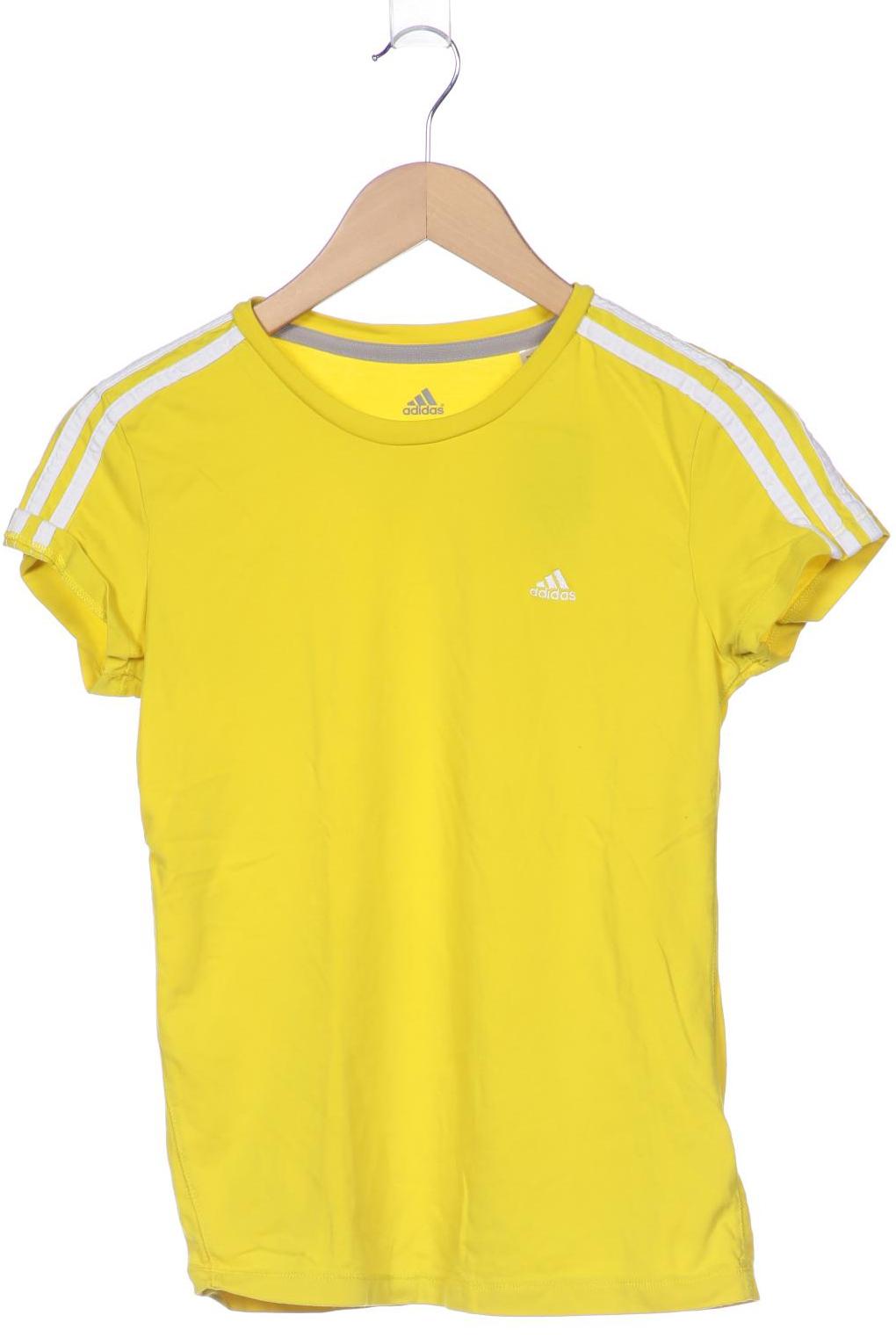 

adidas Damen T-Shirt, gelb, Gr. 36