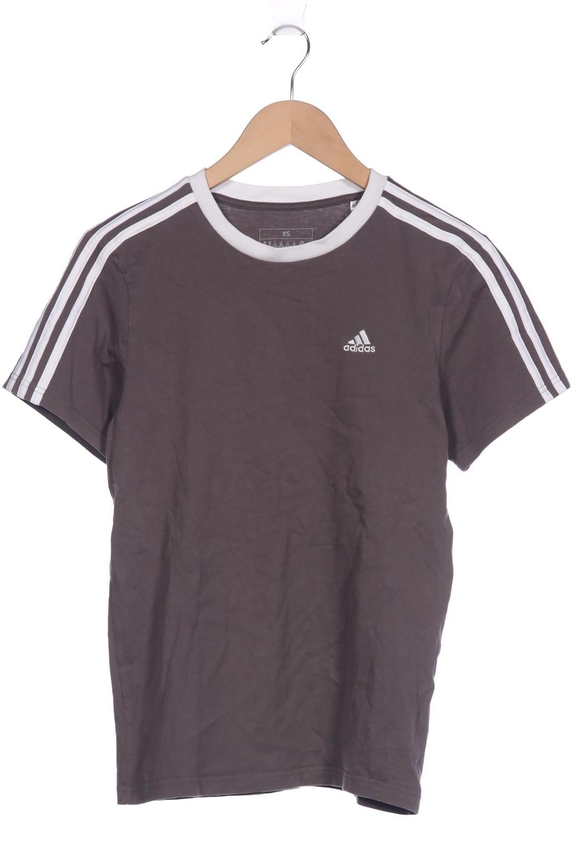 

adidas Damen T-Shirt, braun, Gr. 34