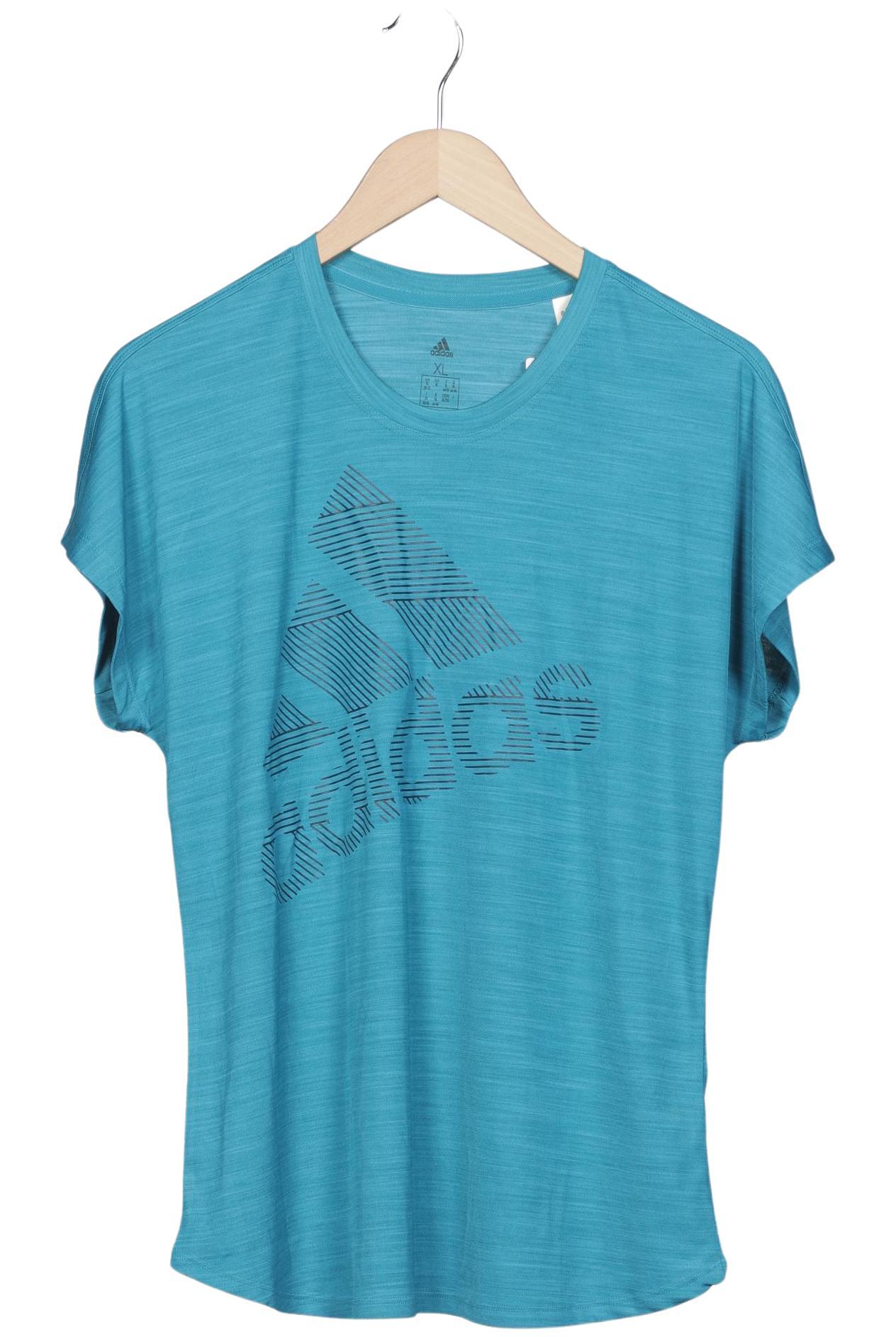 

adidas Damen T-Shirt, türkis, Gr. 44