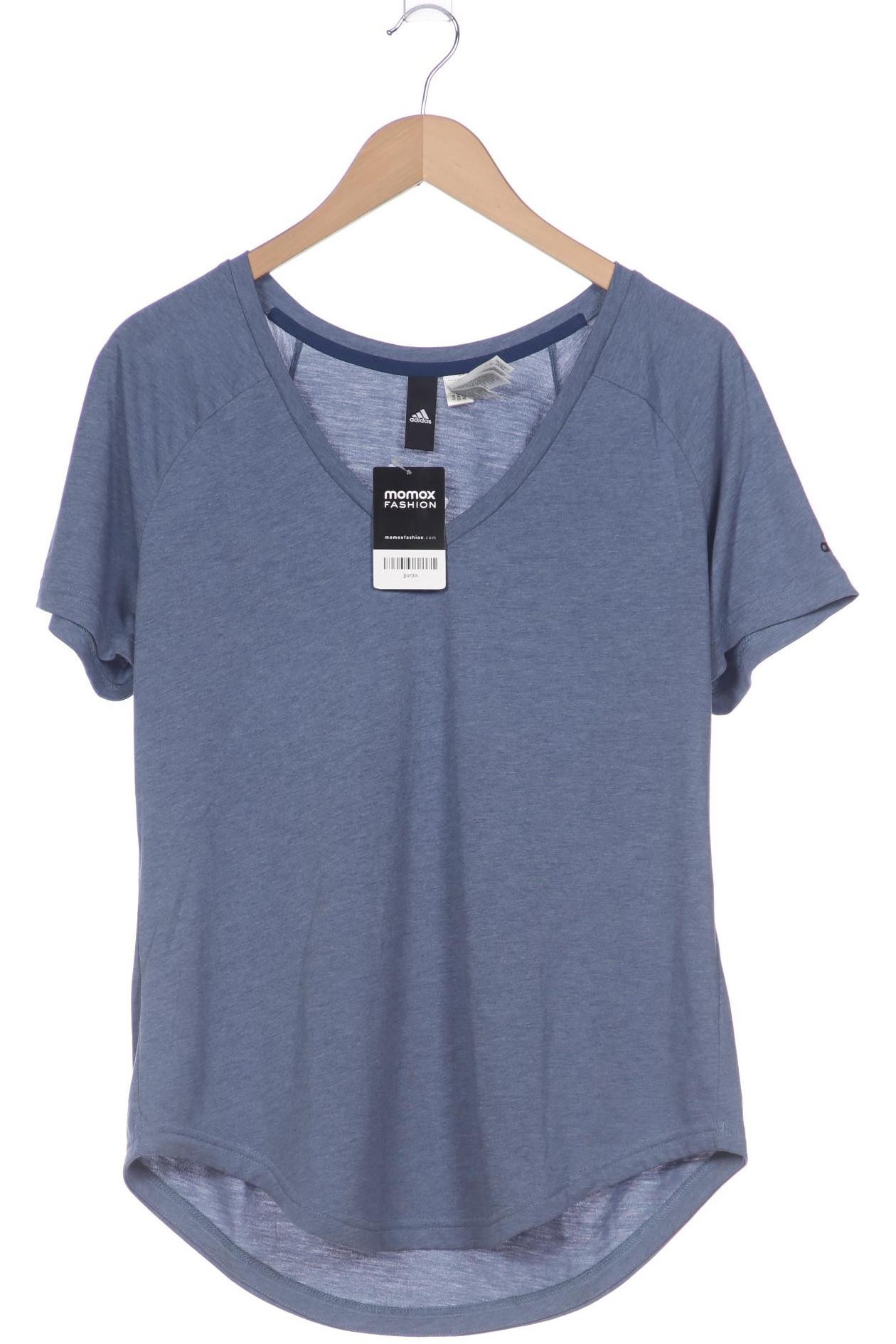 

adidas Damen T-Shirt, blau, Gr. 42