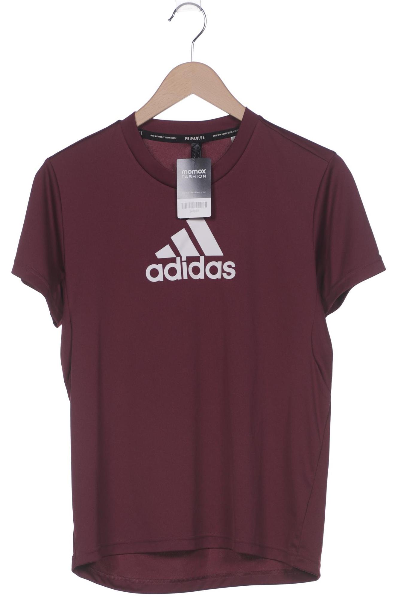 

adidas Damen T-Shirt, bordeaux, Gr. 38