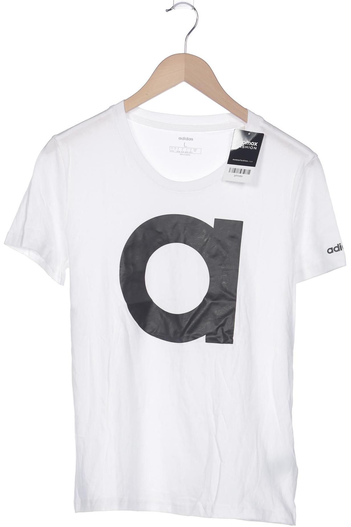 

adidas Damen T-Shirt, weiß, Gr. 42