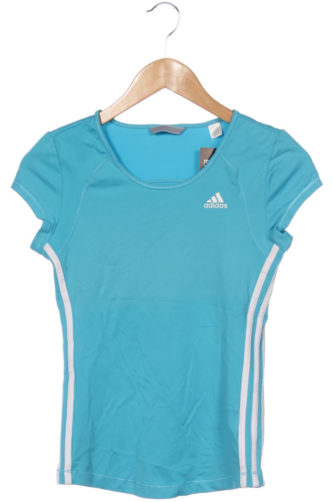 

adidas Damen T-Shirt, blau, Gr. 32
