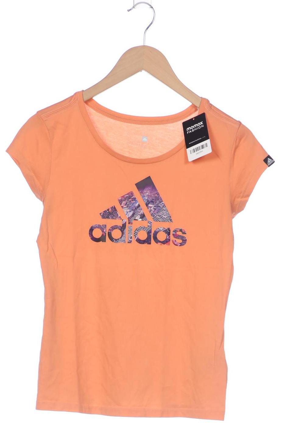 

adidas Damen T-Shirt, orange, Gr. 34