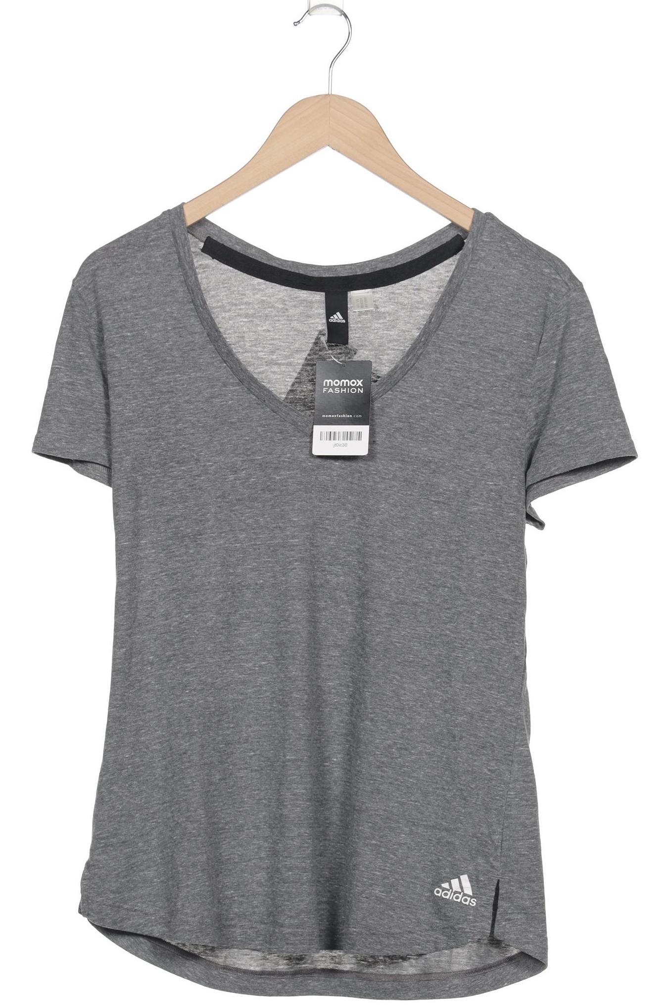 

adidas Damen T-Shirt, grau, Gr. 42