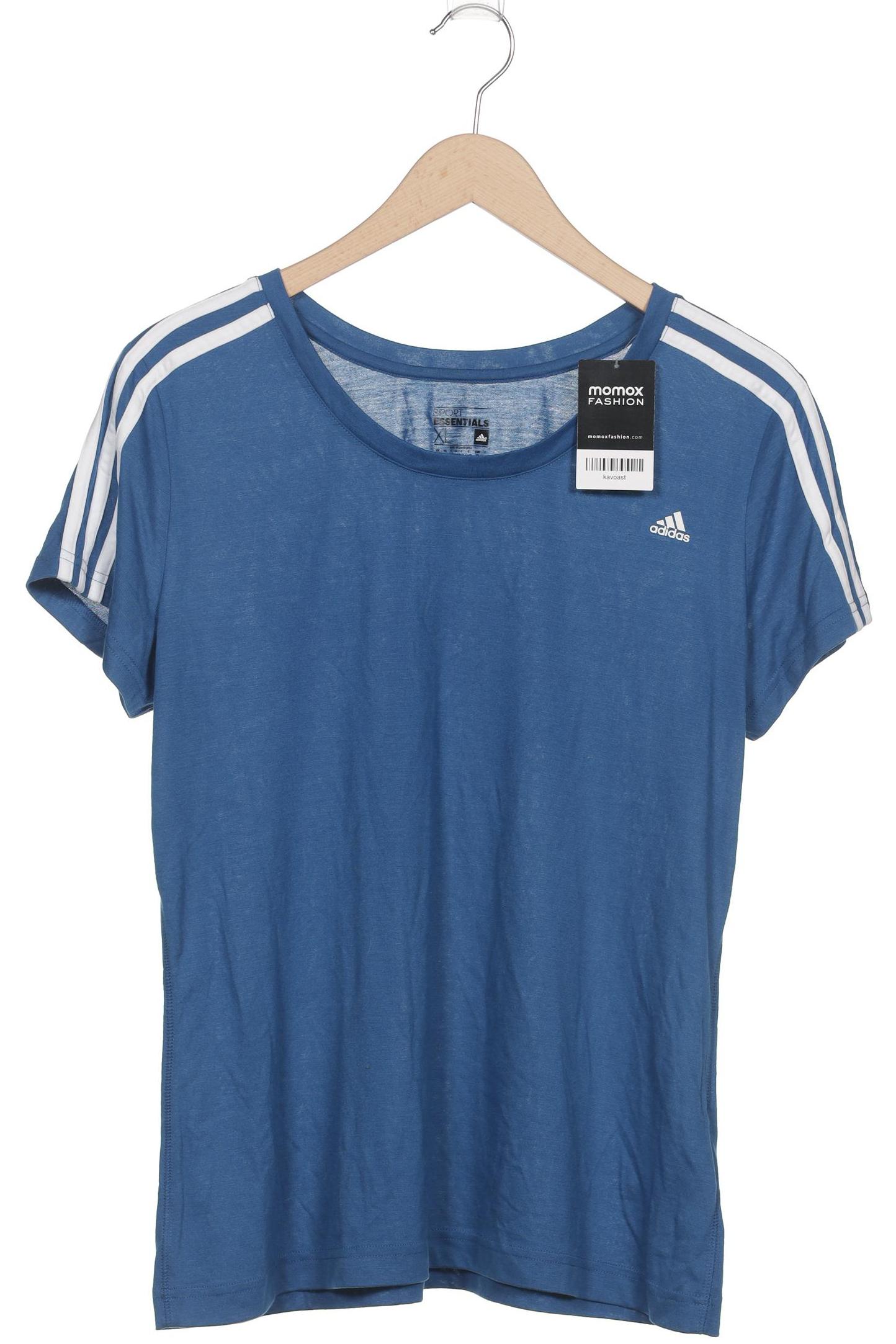 

adidas Damen T-Shirt, blau, Gr. 44