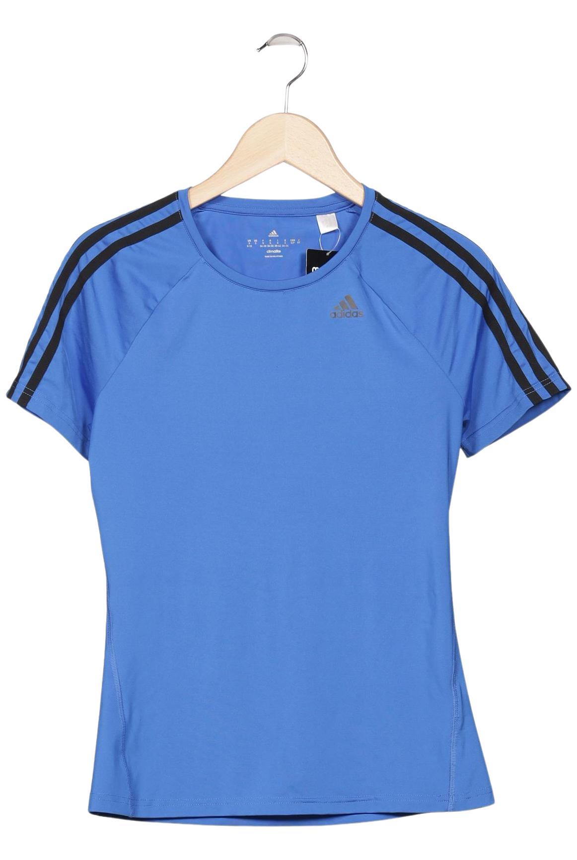

adidas Damen T-Shirt, blau, Gr. 36