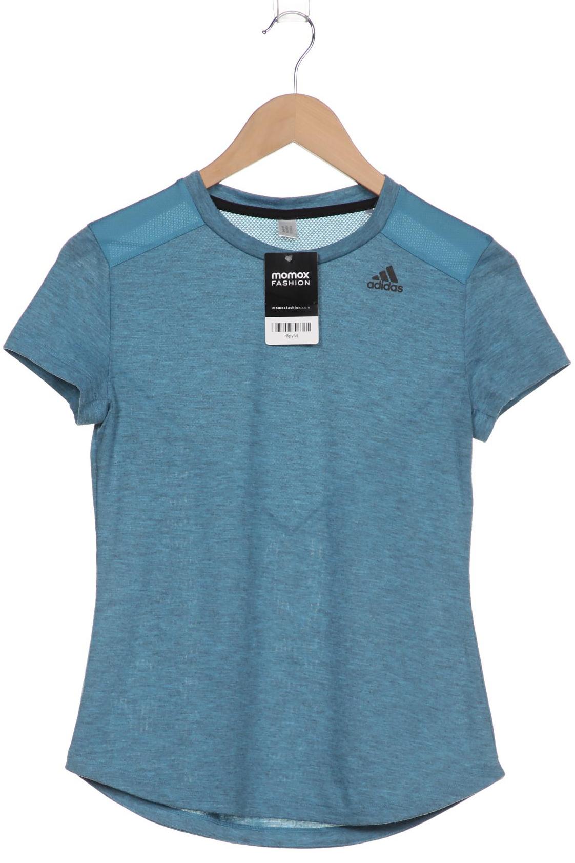 

adidas Damen T-Shirt, blau, Gr. 34