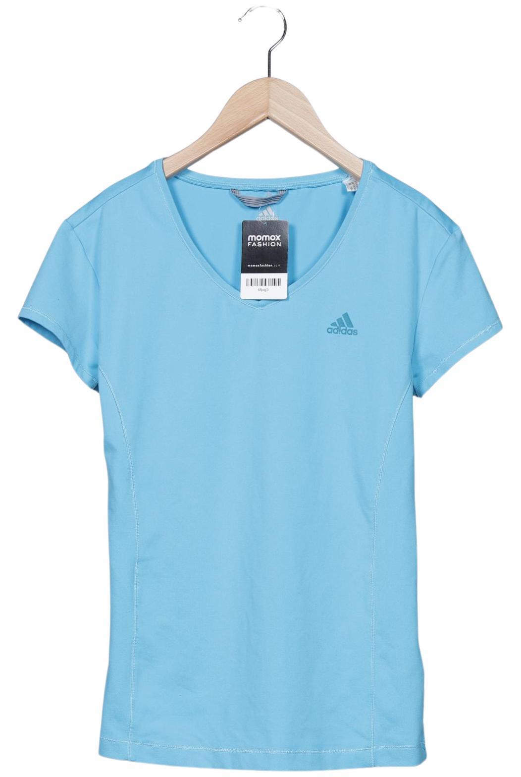 

adidas Damen T-Shirt, blau, Gr. 42