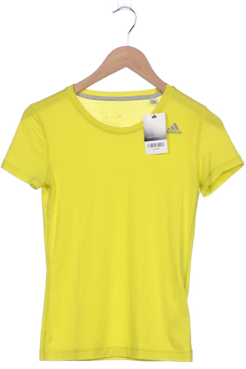 

adidas Damen T-Shirt, gelb, Gr. 34
