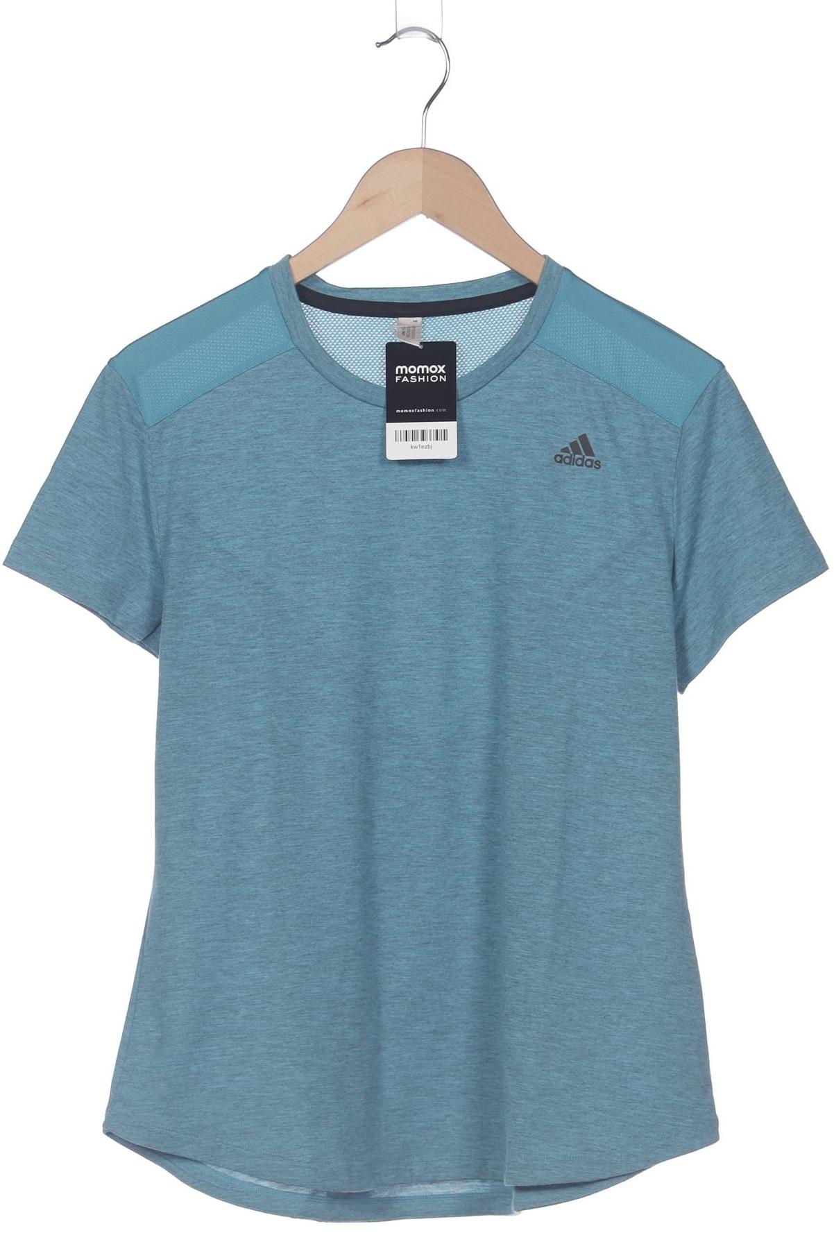 

adidas Damen T-Shirt, blau, Gr. 42