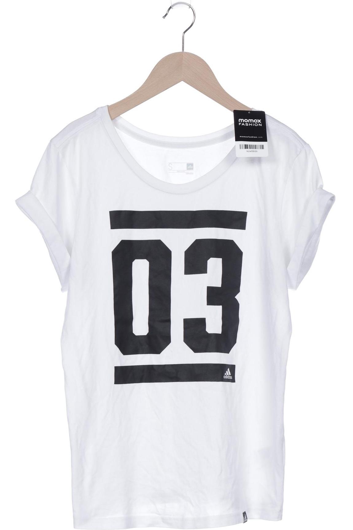 

adidas Damen T-Shirt, weiß, Gr. 36