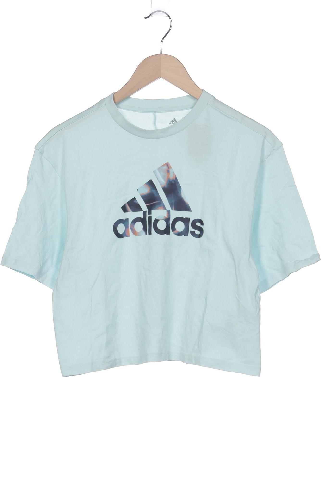 

adidas Damen T-Shirt, hellblau, Gr. 36