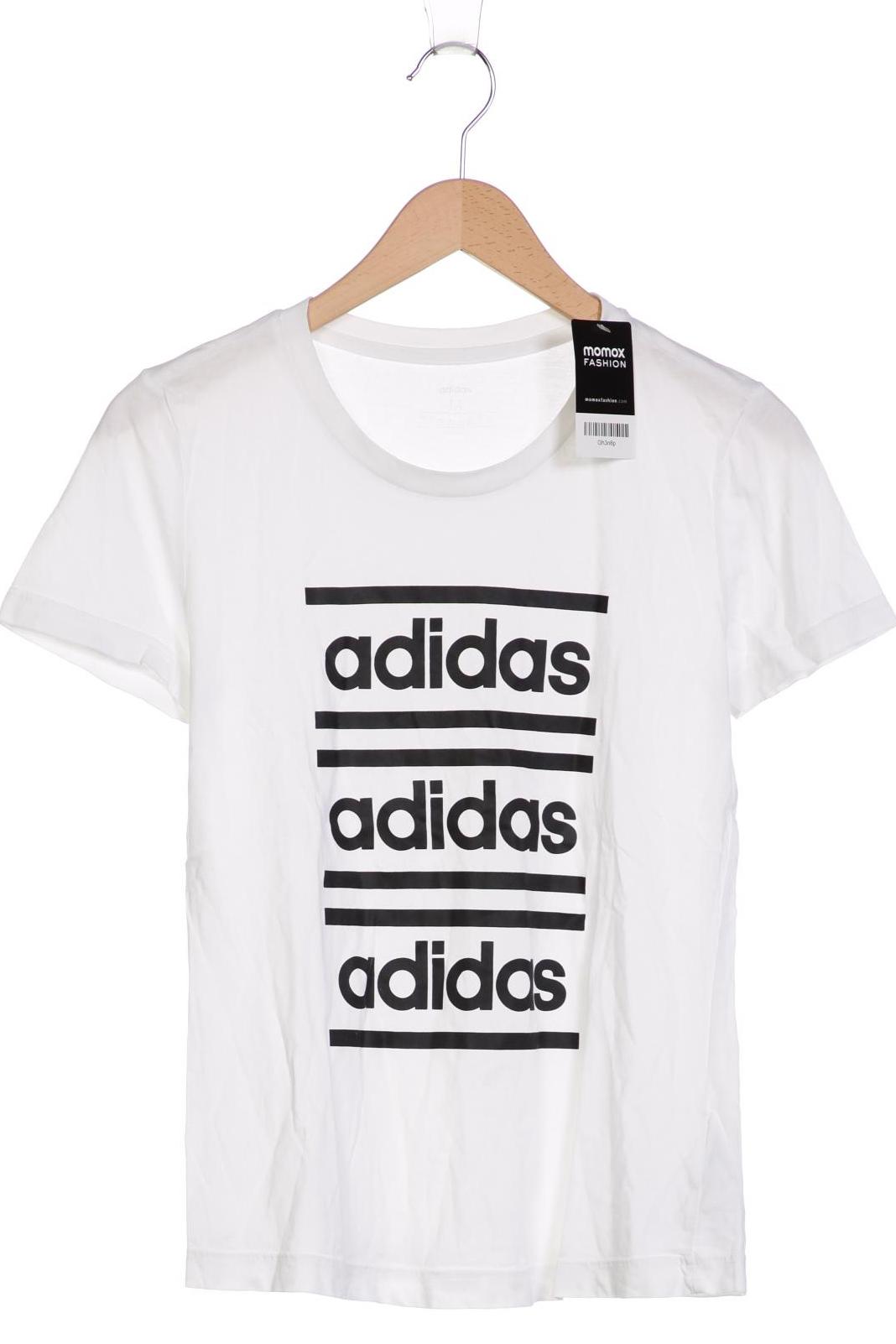 

adidas Damen T-Shirt, weiß, Gr. 38